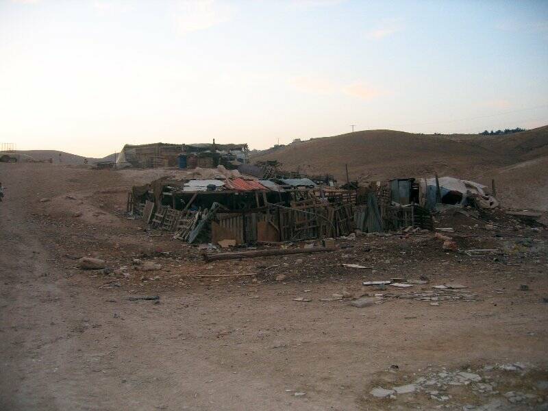 Palestina, insediamenti dei beduini nel deserto di Giuda  (2007)   