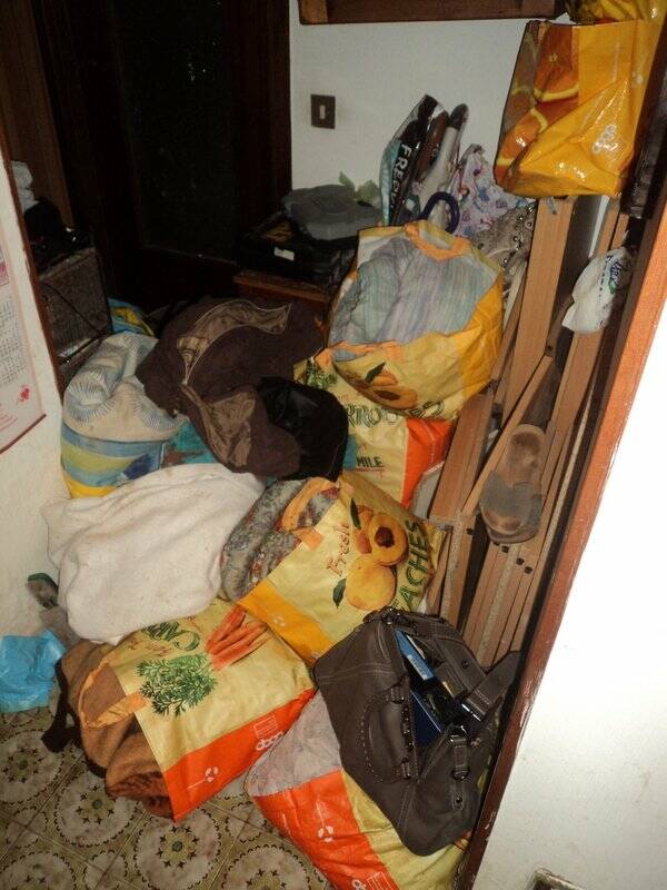 Cinque cani sequestrati a Fabiano, le immagini shock dell'appartamento