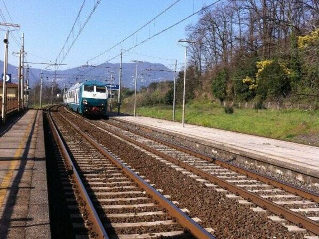 Un treno in corsa 