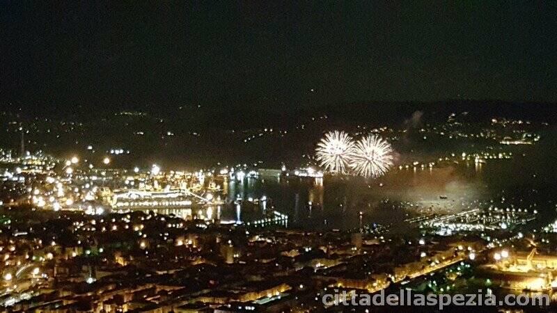 I fuochi d'artificio del Palio del golfo 2015