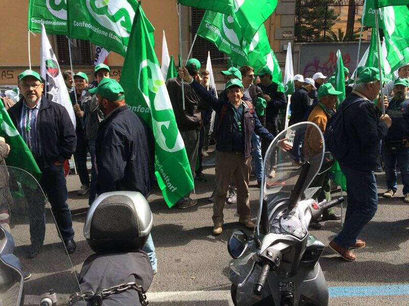 Agricoltori a Roma. Protesta contro l'immobilismo