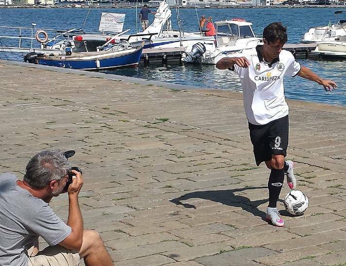 Nenè ripreso da Sky su Passeggiata Morin