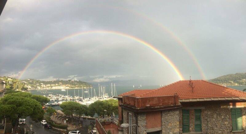 Doppio arcobaleno a Porto Venere