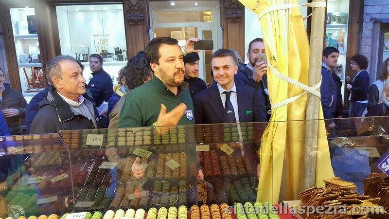 Matteo Salvini con Edoardo Rixi