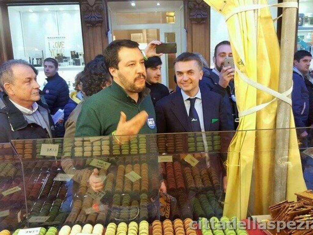 Matteo Salvini con Edoardo Rixi