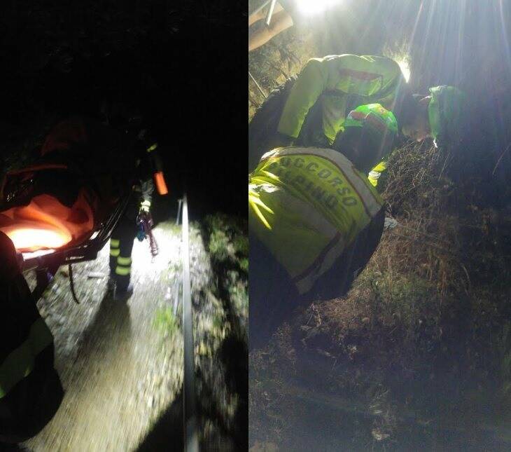 Il soccorso alla giovane scout a Manarola 