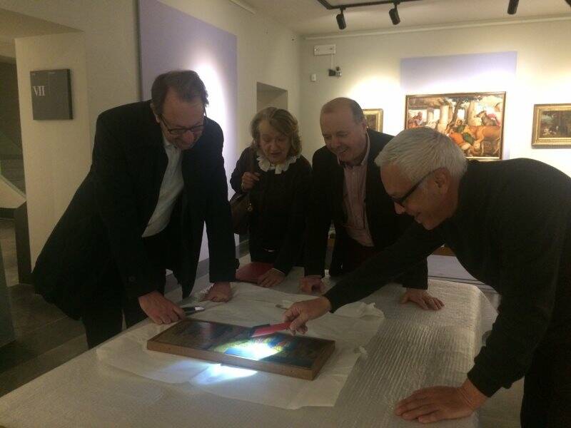 Federici e Marmori con Marilena Tamassia e Angelo Tartuferi dei fiorentini Museo di San Marco e Galleria dell’Accademia.