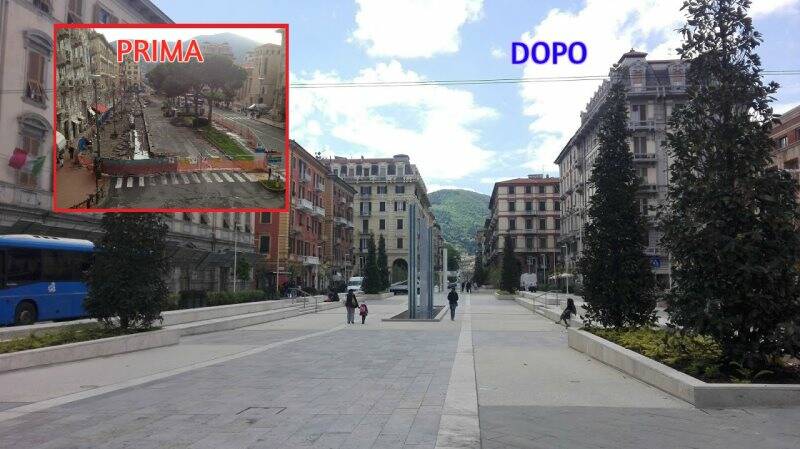 Piazza Verdi, prima e dopo