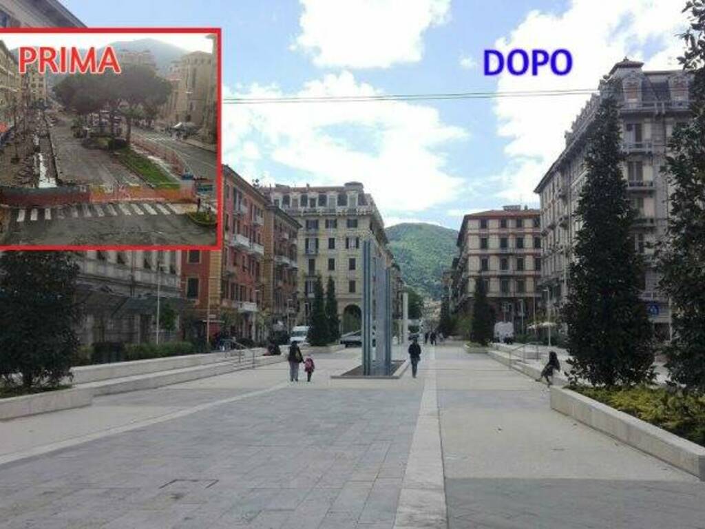 Piazza Verdi, prima e dopo