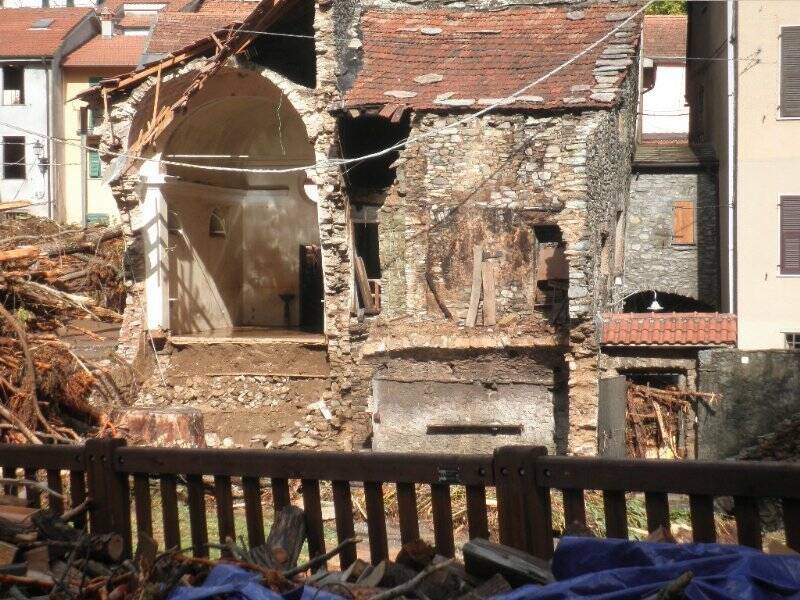 I danni dell'alluvione a Pignone