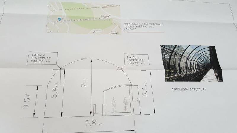 Il progetto per la Spallanzani per metà pedonale e ciclabile