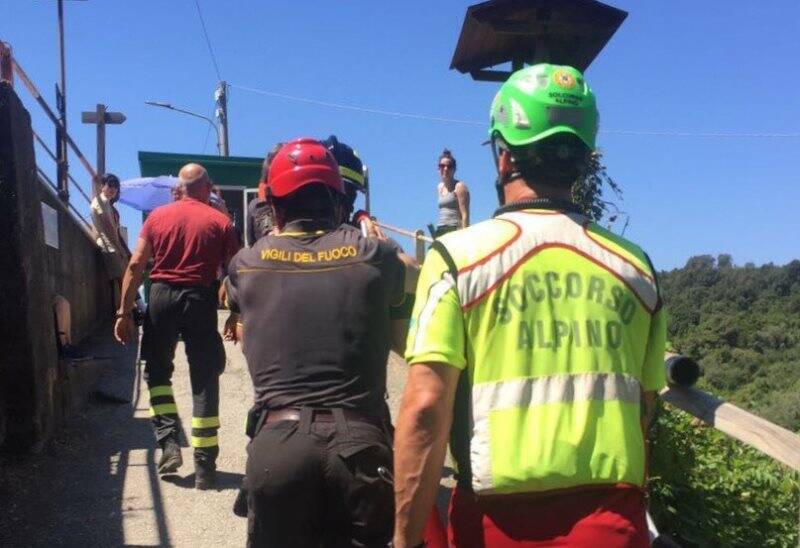 Soccorso alpino e Vigili del fuoco in azione sui sentieri