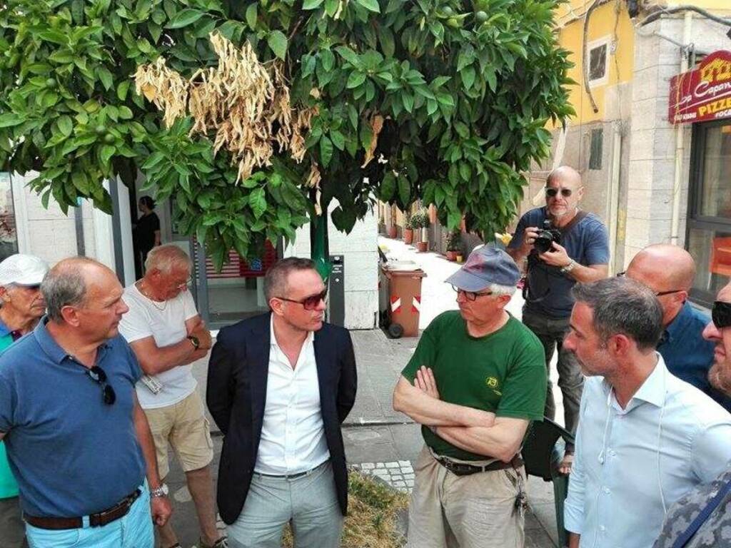 Protesta dei lavoratori di Marinella