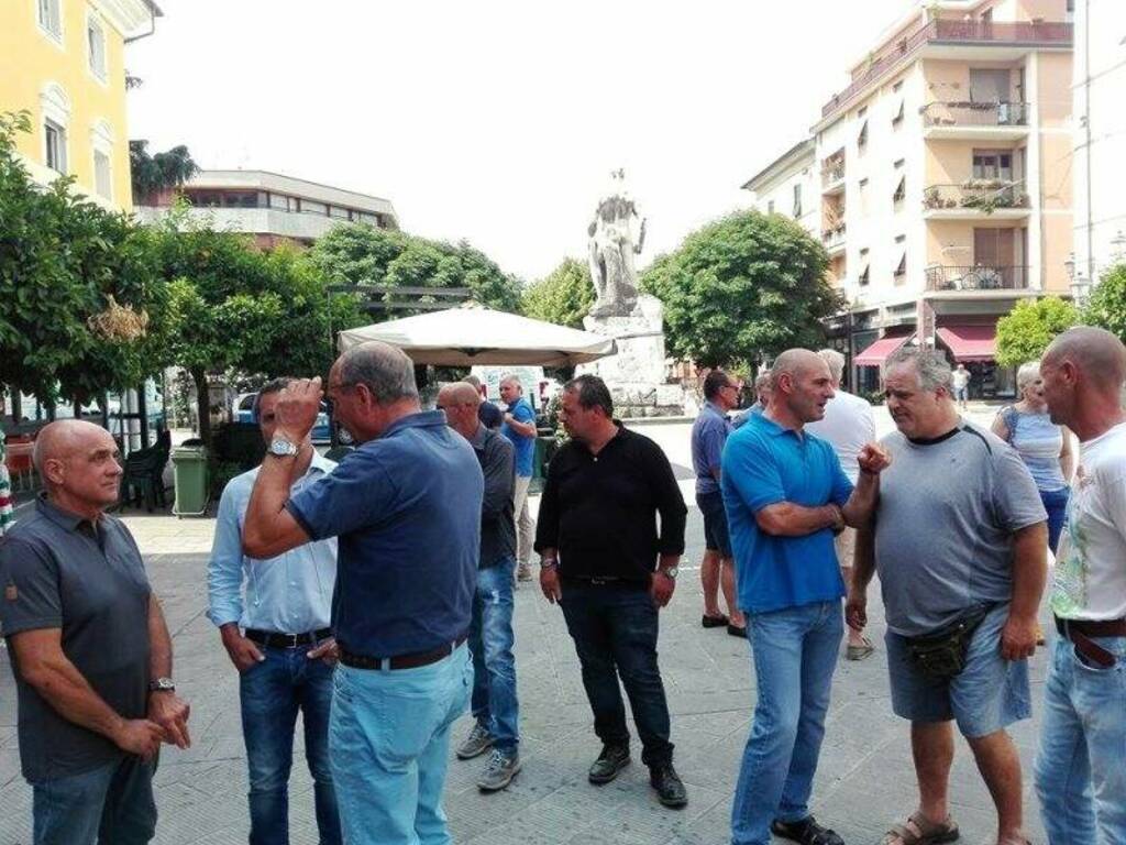 Protesta dei lavoratori di Marinella