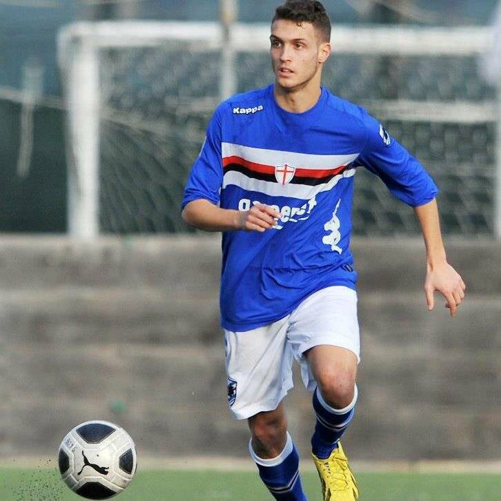 Gianluca Cafferata ai tempi della sua militanza nella Sampdoria.