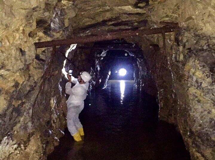 Dentro il tunnel che porta a Monesteroli