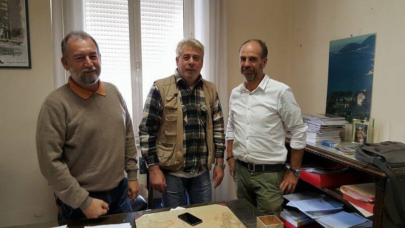 L'incontro tra Luciano Hermida e i tecnici della Provincia