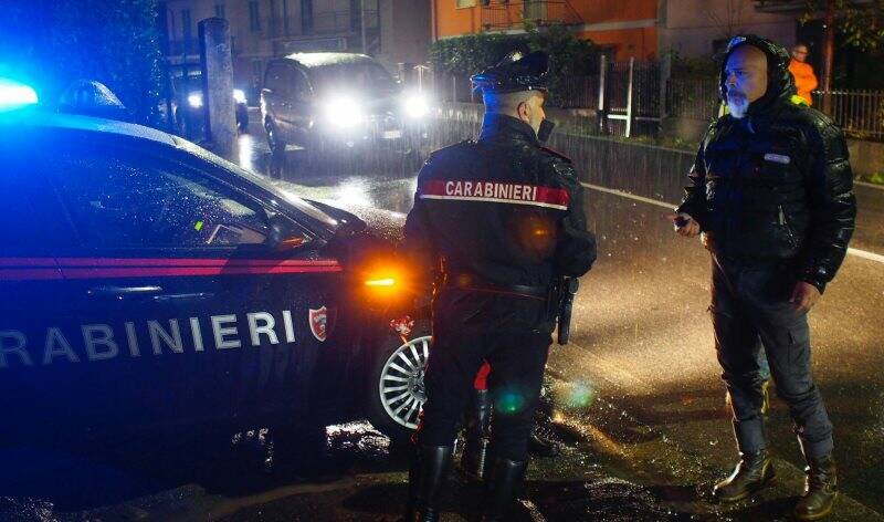 Aulla, Carabinieri sul luogo della tragedia