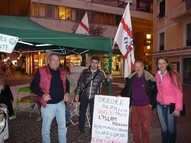 Gazebo della Lega Nord