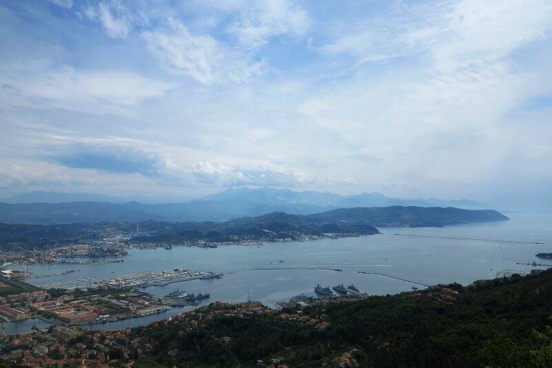 La Spezia, veduta dal monte Santa Croce (2016)