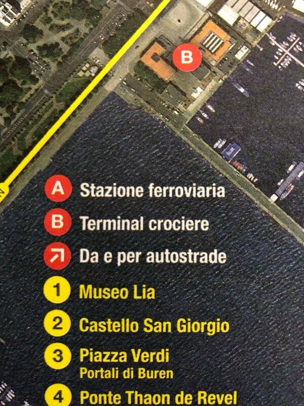 Mappa Turistica La Spezia - Dettaglio Piazza Verdi