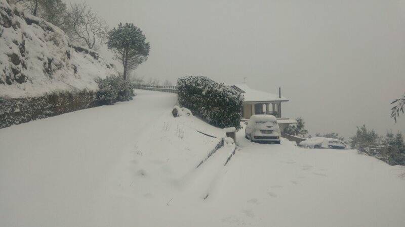 Nei pressi di Quaratica, sotto la neve