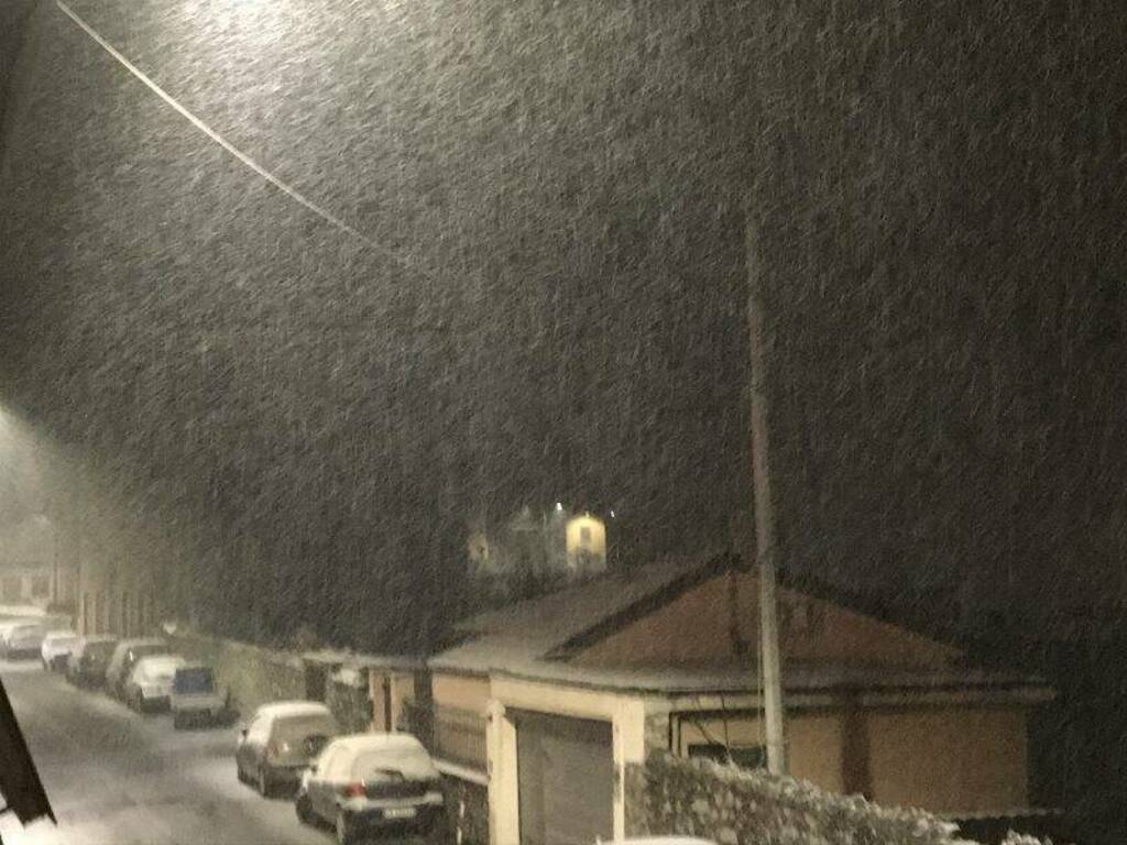 Neve in notturna