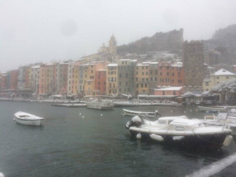 Porto Venere sotto la neve