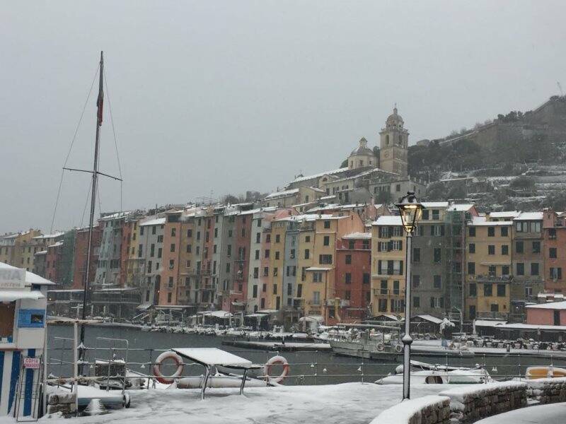 Porto Venere sotto la neve