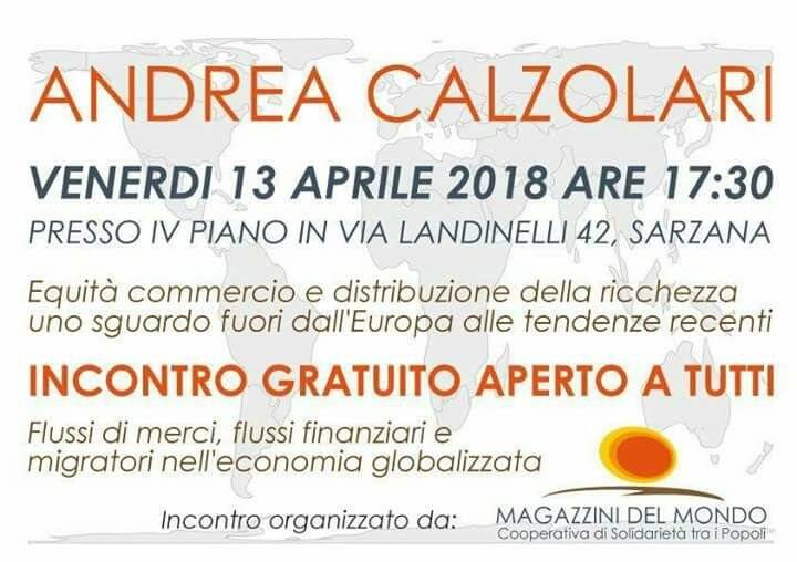 Incontro con Andrea Calzolari