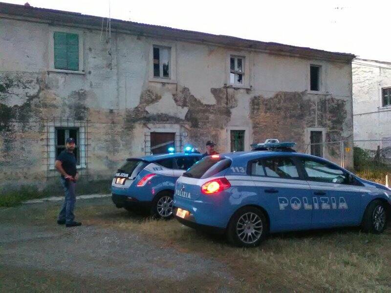 Polizia a Marinella