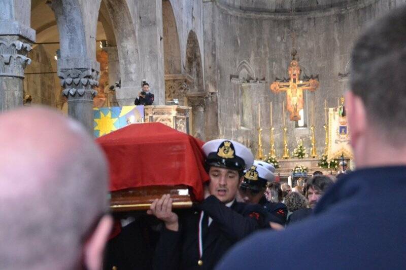 I funerali di Gianni Iacoviello