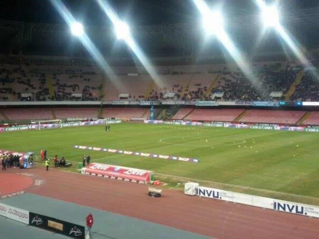 Napoli-Spezia, stadio San Paolo
