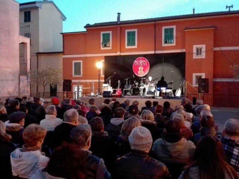 Acoustic Guitar Village in piazza De André