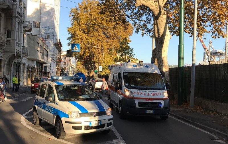 Incidente stradale in Viale San Bartolomeo