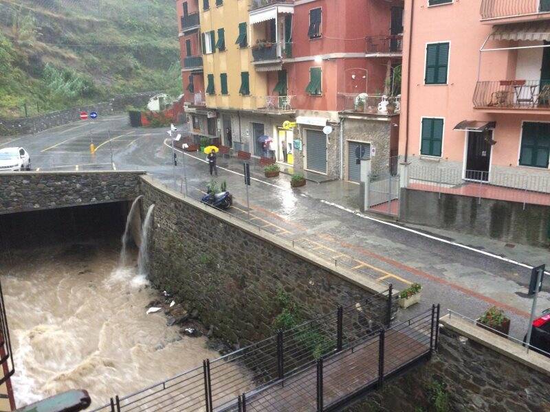 Maltempo a Vernazza