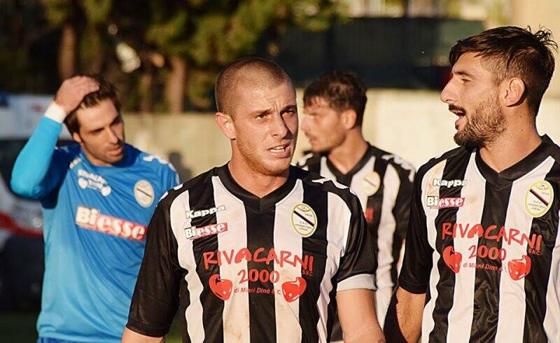 Giuseppe Bertuccelli quando vestiva la maglia dell'Argentina di Arma di Taggia.