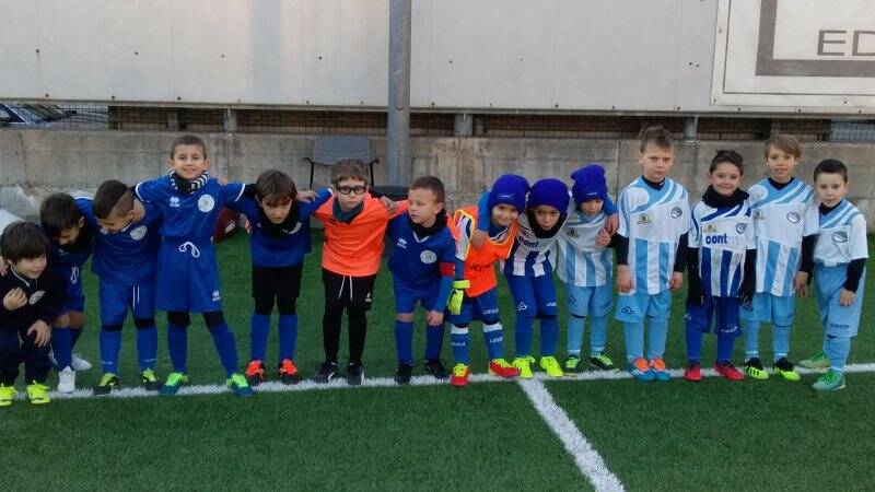 Magra Azzurri e Levante Calcio classi 2013 impegnate durante il "Natale Canarino"