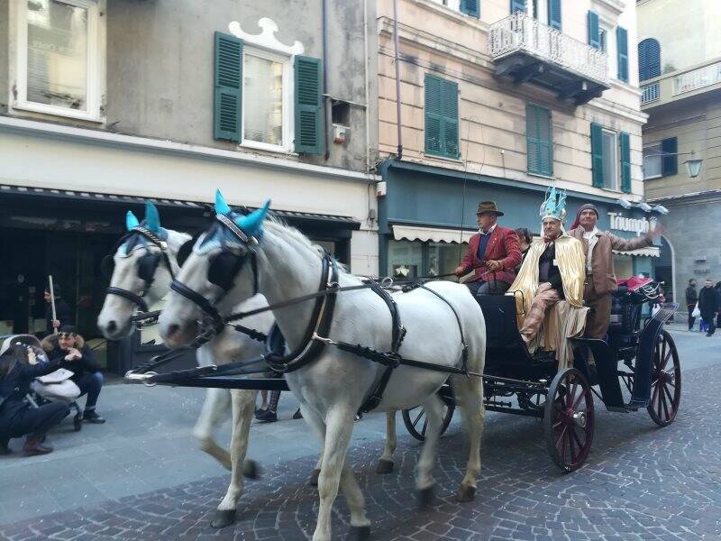 La carrozza di Batiston e Maia 