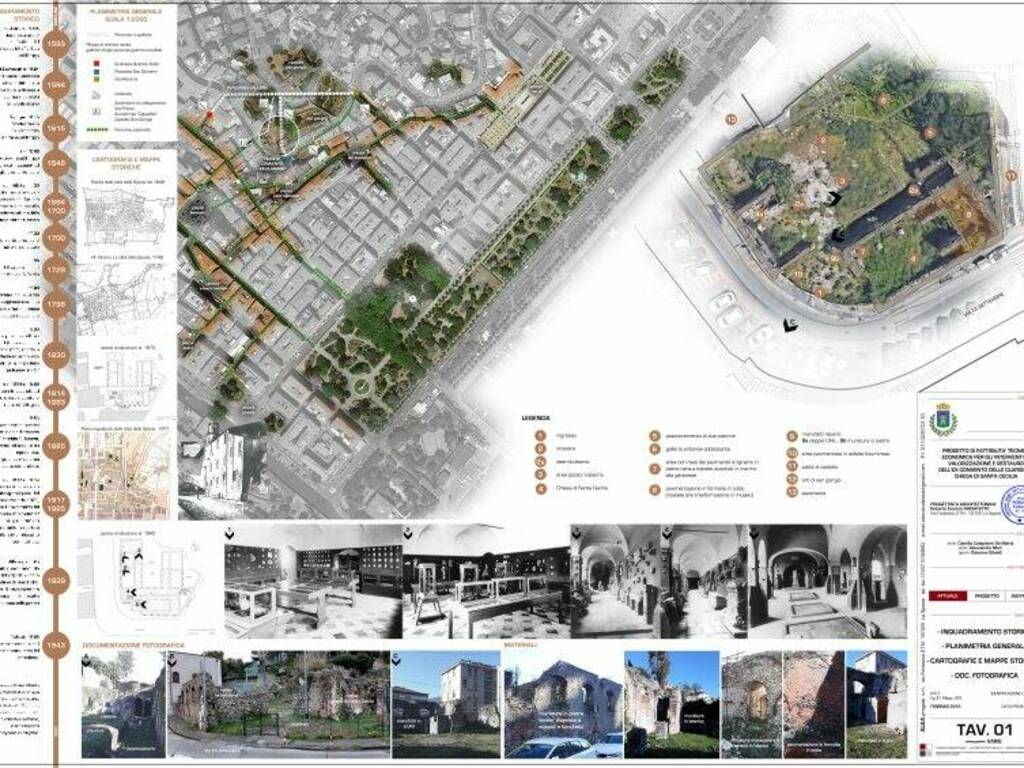 L'inquadramento dell'area di progetto nel centro storico