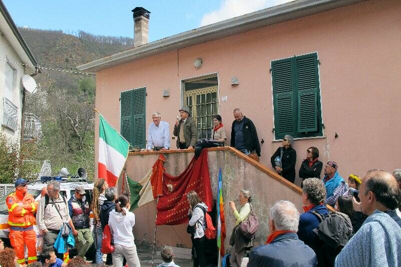 Fosdinovo, Canepari, sede del Comando della Brigata "Muccini" - Intervento del partigiano Renato Lorenzetti "Ottavio" - "Percorsi della Resistenza", 21 aprile 2013