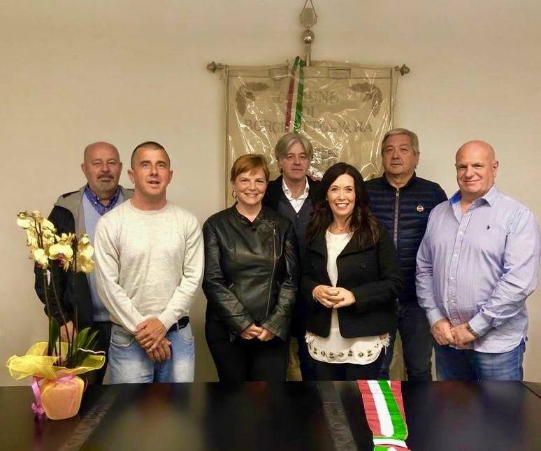 Gagliardi in visita a Borghetto