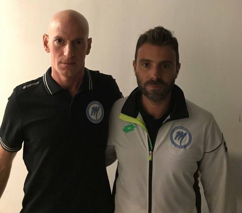 Nella foto Luca Piropi e Nicola Bracco del Monterosso Calcio