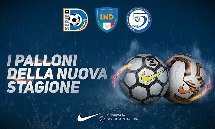 I nuovi palloni Nike ufficiali della nuova stagione in Serie D e nel Futsal Calcio a 5.