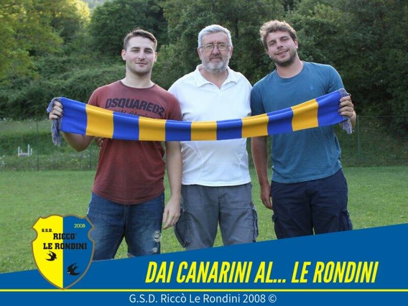 Il Riccò Le Rondini presenta Volpi e Di Moisè giunti in gialloblu in prestito dal Canaletto Sepor.