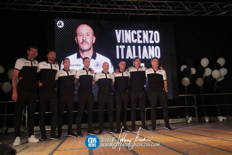 Vincenzo Italiano e il suo staff