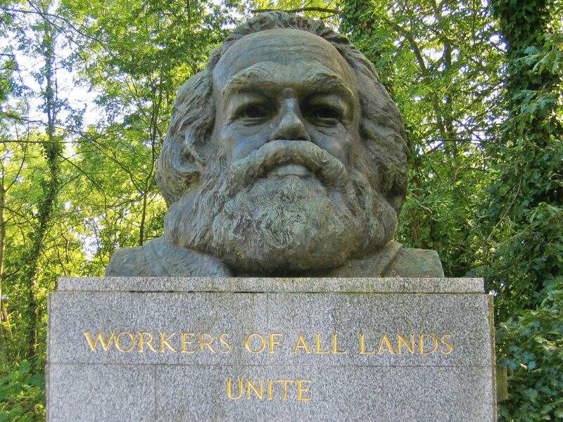 Londra, Cimitero di Highgate, tomba di Karl Marx (2005)