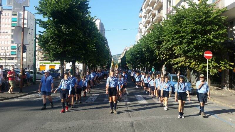 Scout in processione