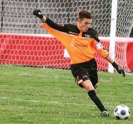 Nella foto Matteo Canali, estremo difensore del Don Bosco Spezia Calcio