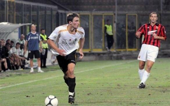 Nicola Cintoi, qua in maglia Spezia contro la Lucchese, neo acquisto del Real Valdivara